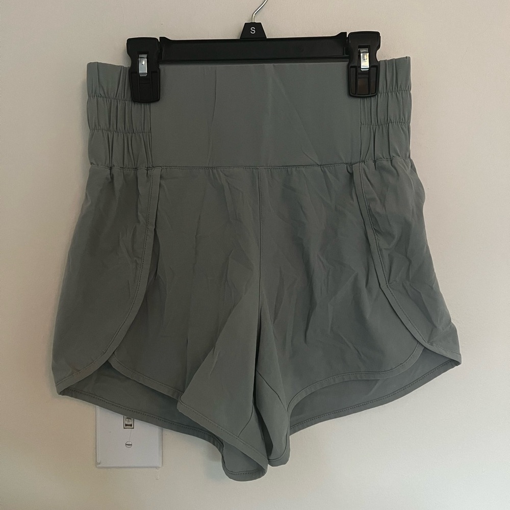 Mono B grayish green athletic shorts!
